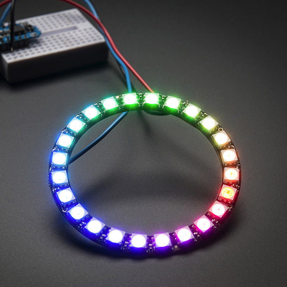 Anneau LED RGB 24 bits WS2812 5V similaire Neopixel – Image 6