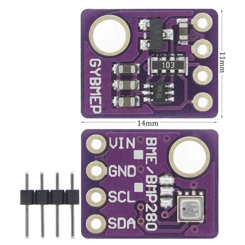 Capteur numérique BME280 température pression atmosphérique humidité I2C 5V baromètre Arduino – Image 2