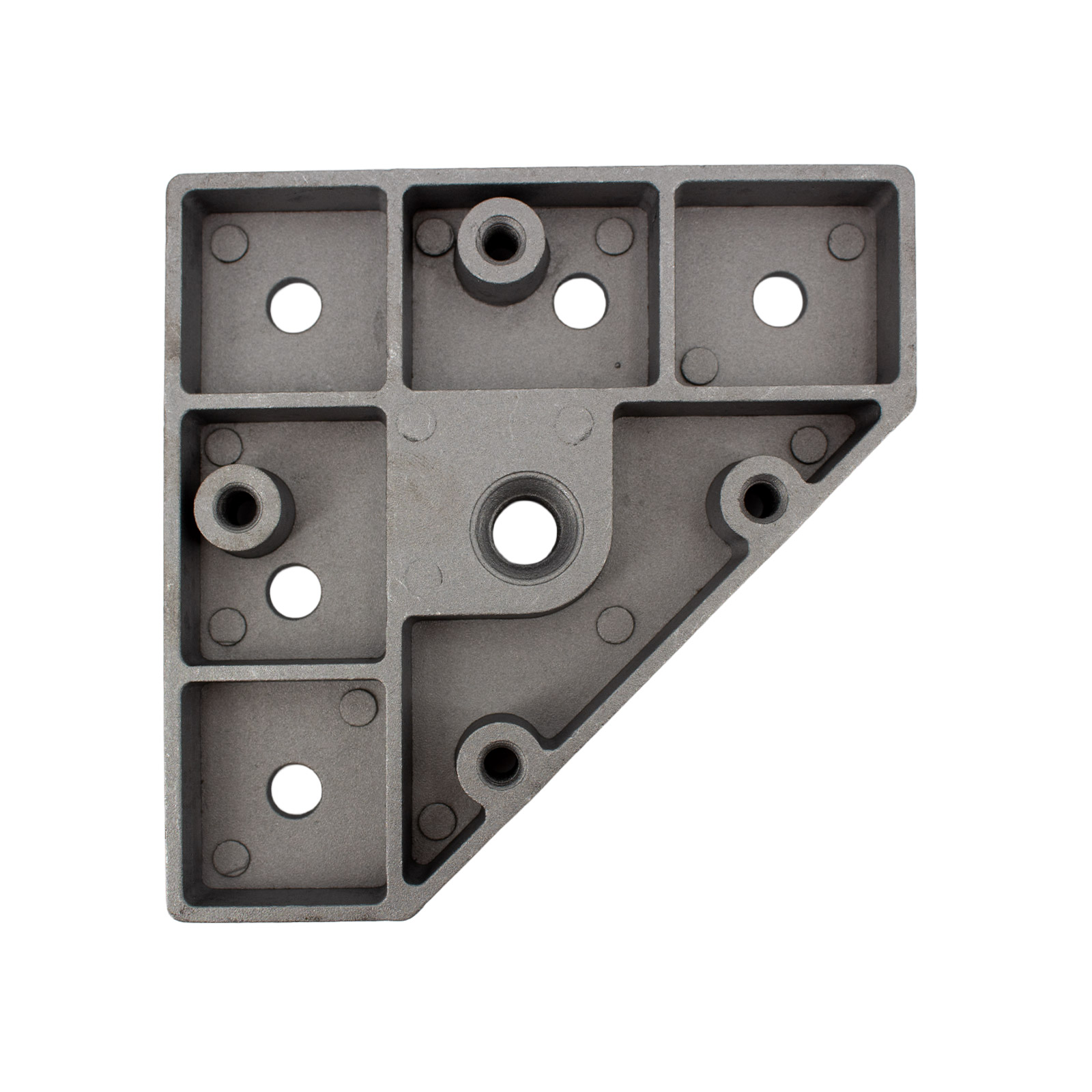 Base de pied réglable 4040 avec filetage M12 pour profilés aluminium 58 x 58 mm, entraxe – Image 2