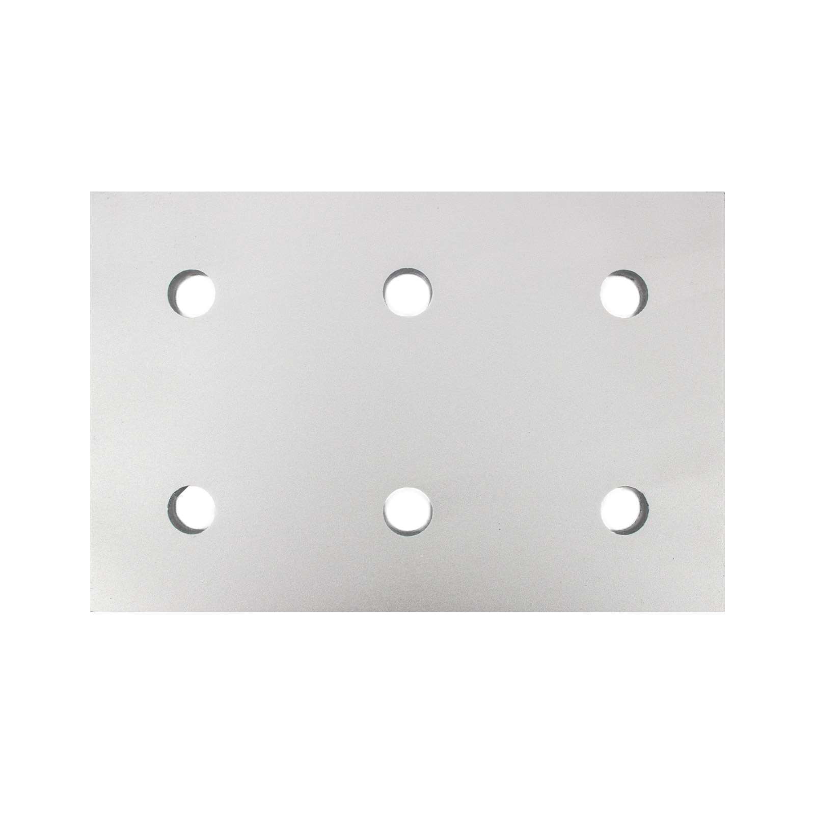 Plaque de montage 2060-6 pour profilés en aluminium argent – Image 2