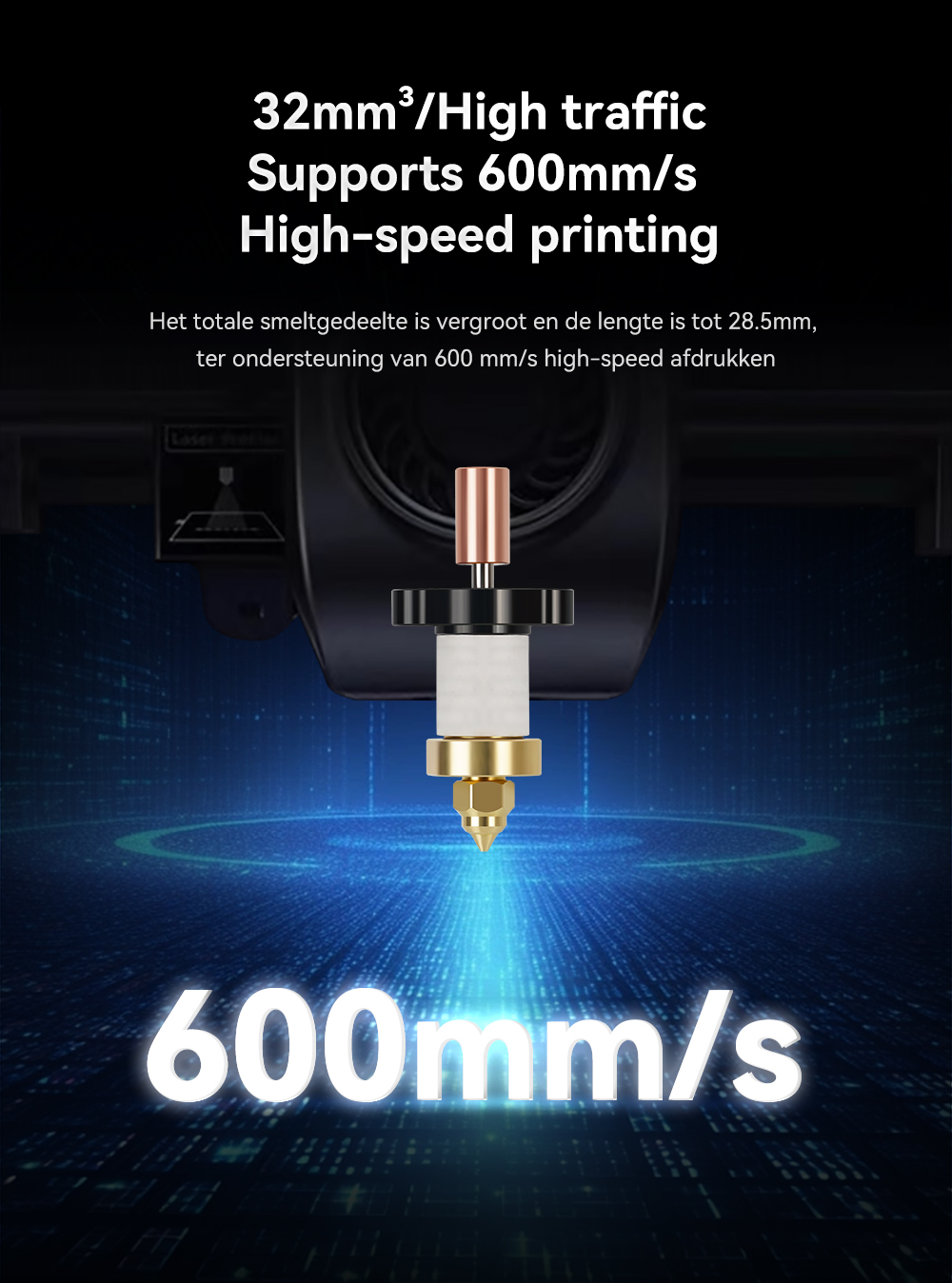 Hotend 0.4 mm buse durcie pour Creality K1 / K1 Max – Image 6
