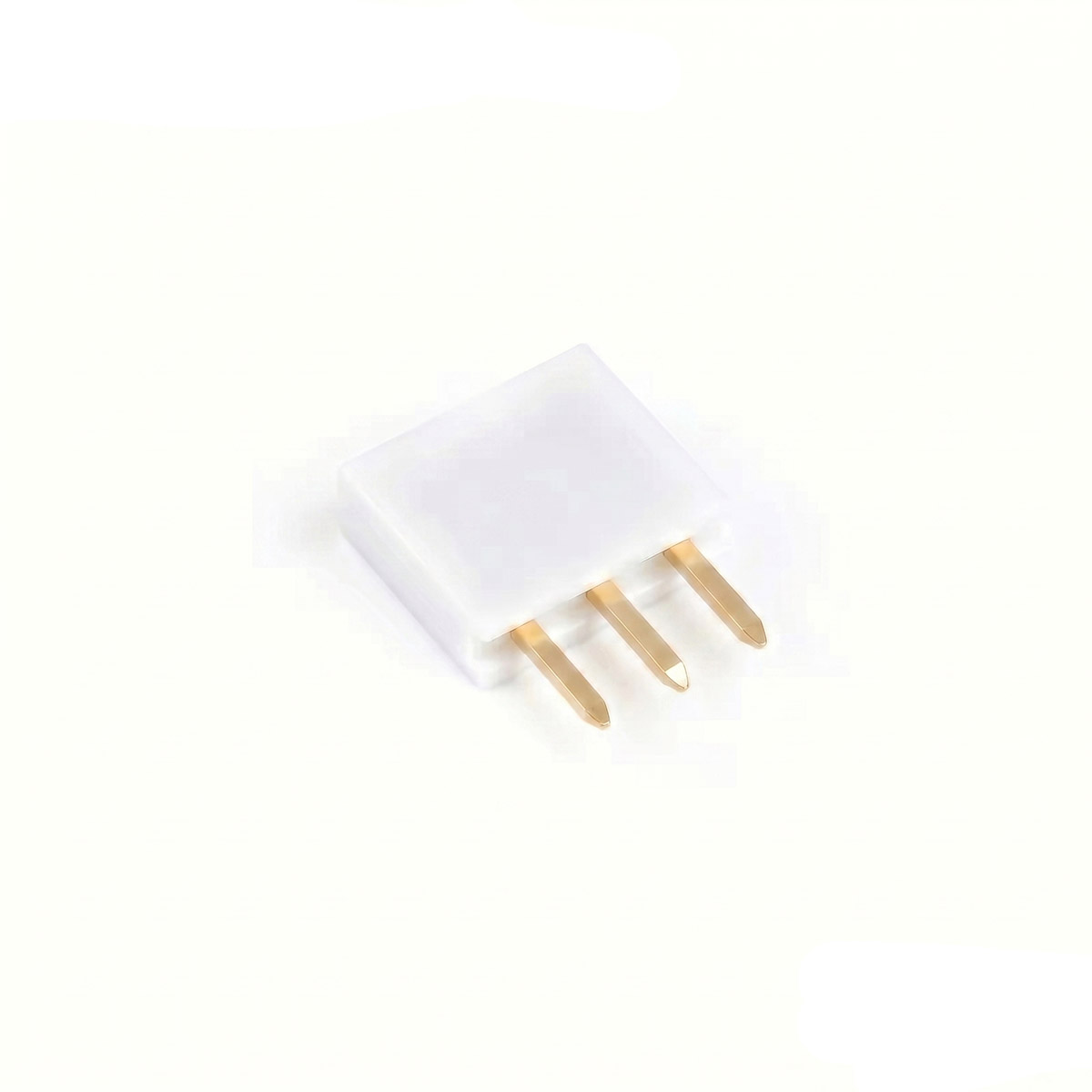 20x barrette femelle 3 broches 2,54 mm blanche – Image 2