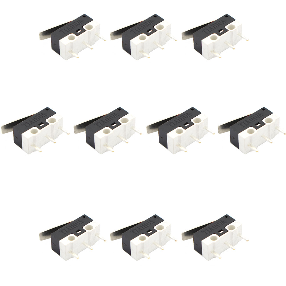 10x micro-interrupteurs / interrupteurs de fin de course miniatures