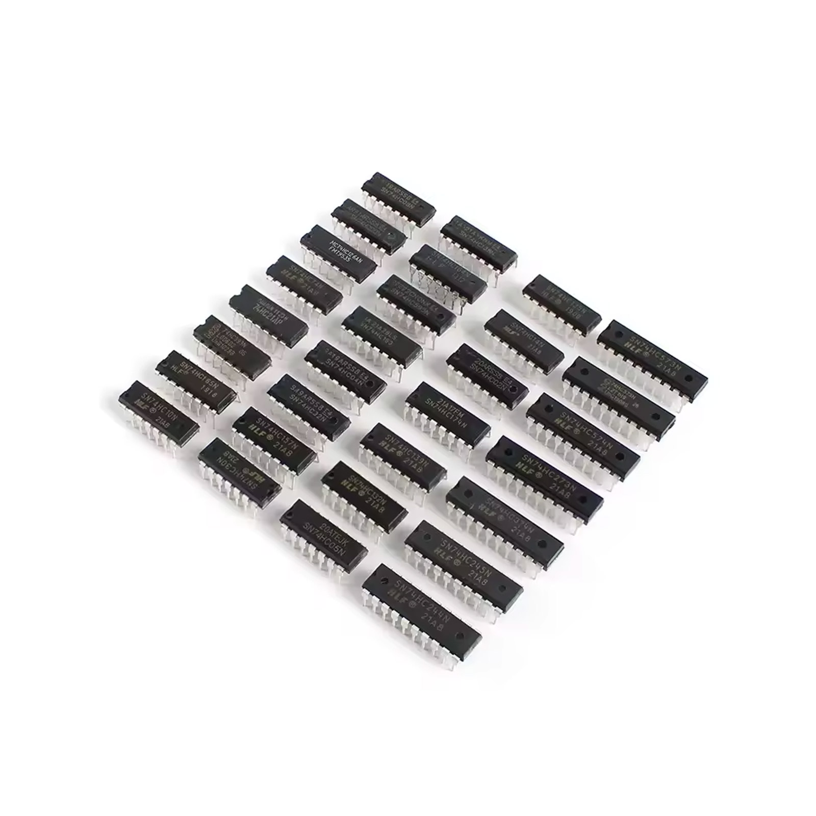 Kit de 80 circuits intégrés DIP – Composants logiques 74HC populaires 74HC00, 74HC04, 74HC08, 74HC14 – Image 2