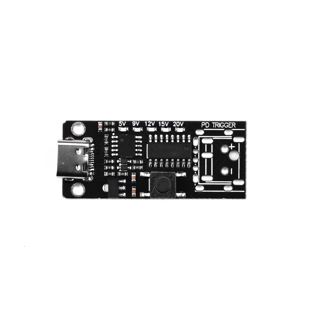 Carte USB-C PD Trigger 100W – Sélection de tension 5V/9V/12V/15V/20V avec borne de connexion – Image 3