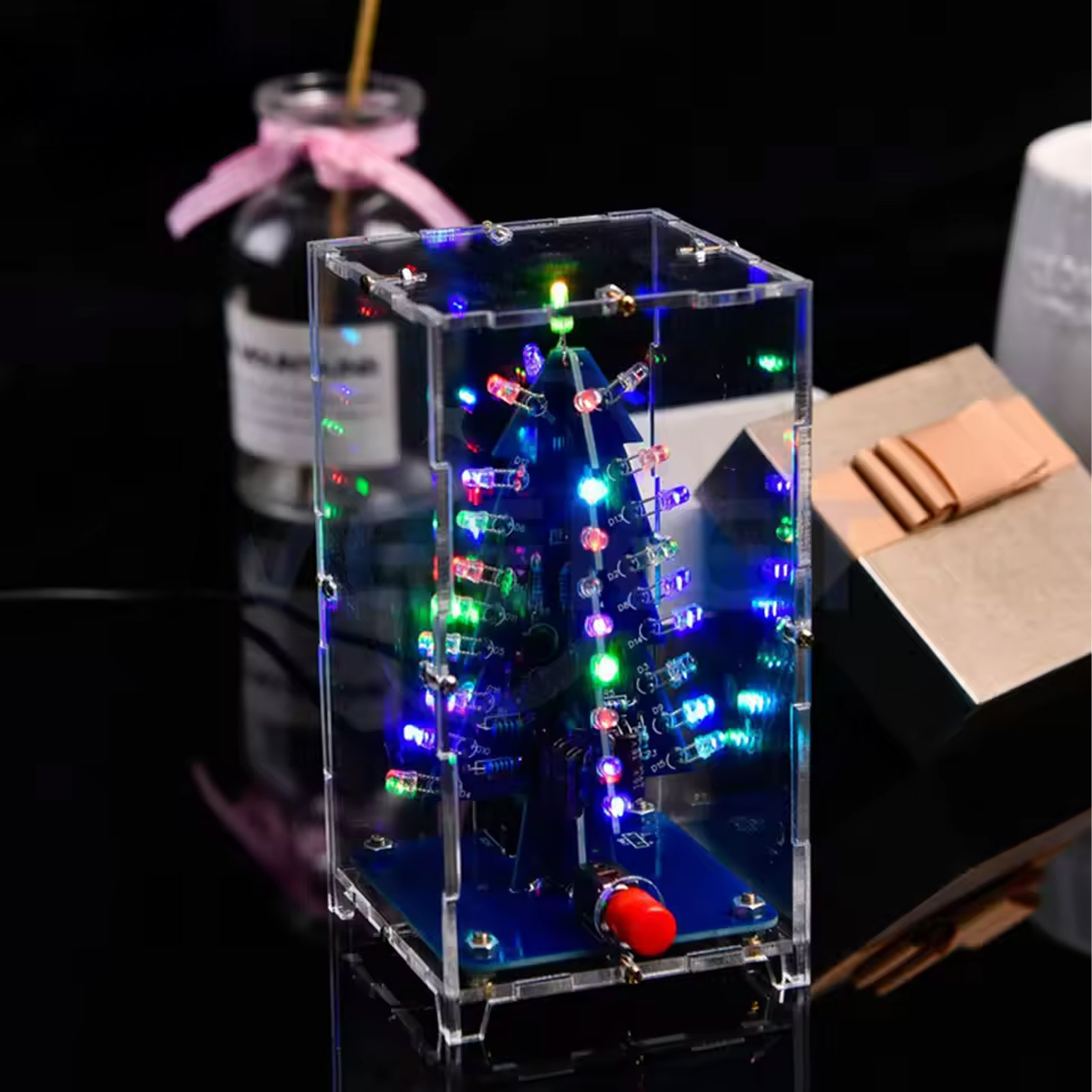 Kit sapin de Noël LED RGB avec boîtier – Image 2