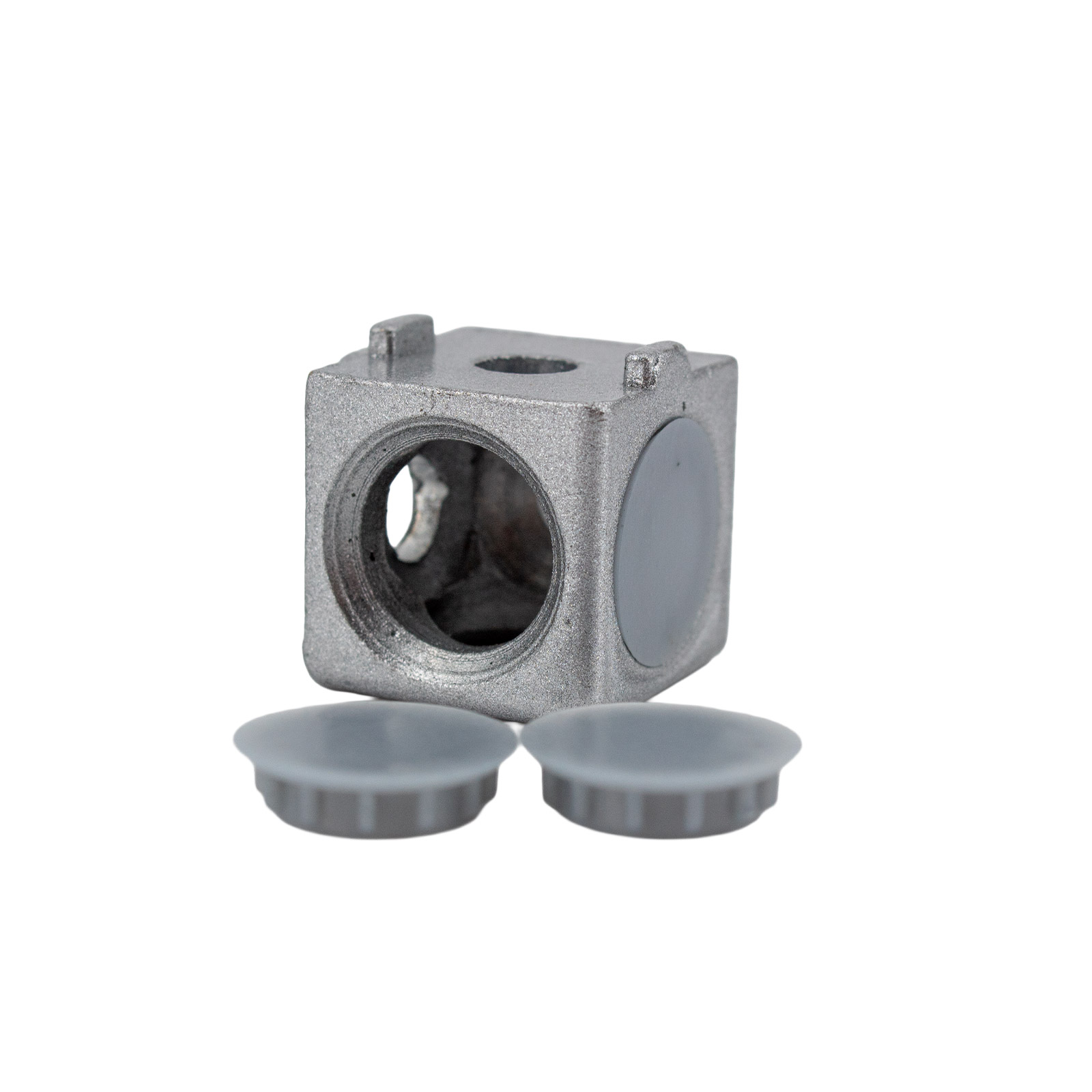 Connecteur d'angle 3 voies pour profilés aluminium 2020