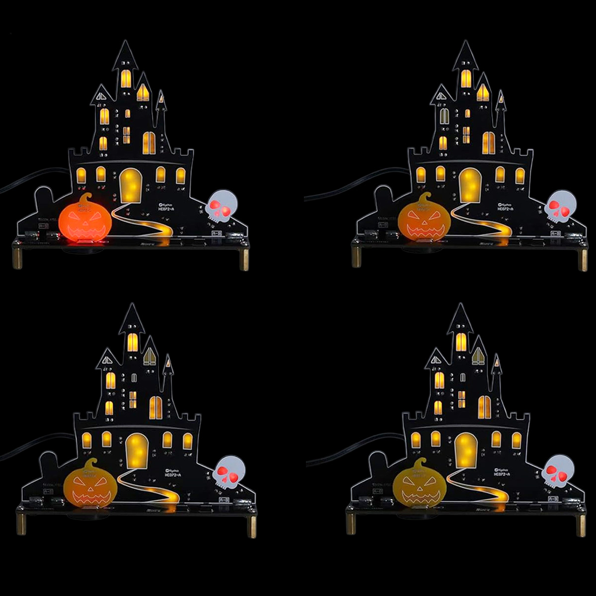 Kit Château hanté d'Halloween – Kit DIY électronique avec LED et son – Image 4