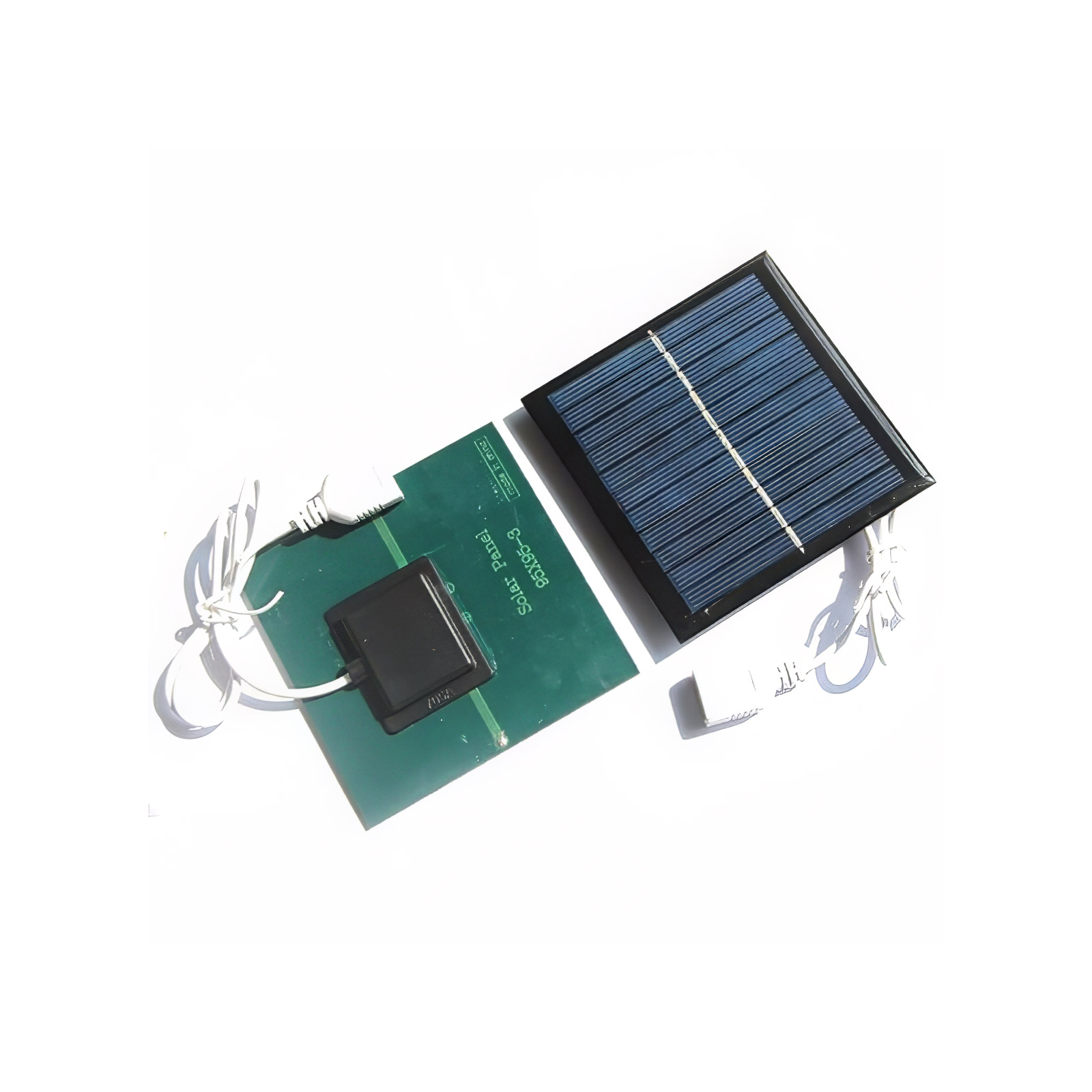 Panneau solaire 5,5V 1W 95x95x3mm