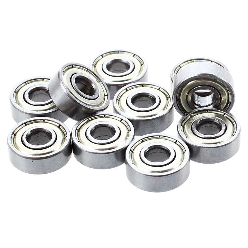 10x Roulement à billes 606ZZ 6x17x6 mm