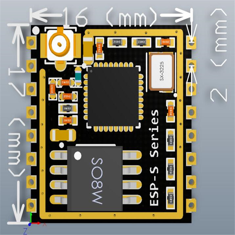 Module WiFi série ESP8266 ESP-07S – Image 6