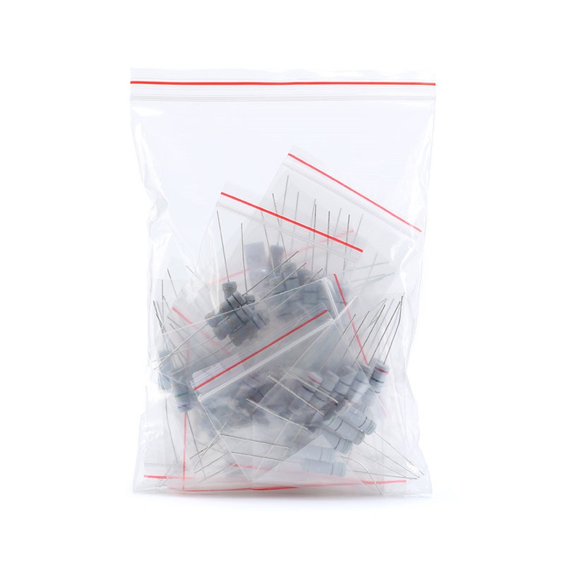 Kit de 300 résistances à couche de carbone 1W 0,1 - 750 Ohm 5% – Image 2
