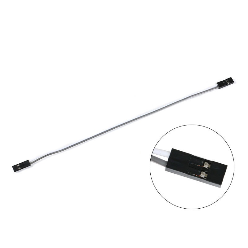 Câble Dupont 2 broches 2,54 mm femelle-femelle 20 cm