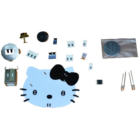 Kit TuxCon Kitty épingle programmable avec LEDs