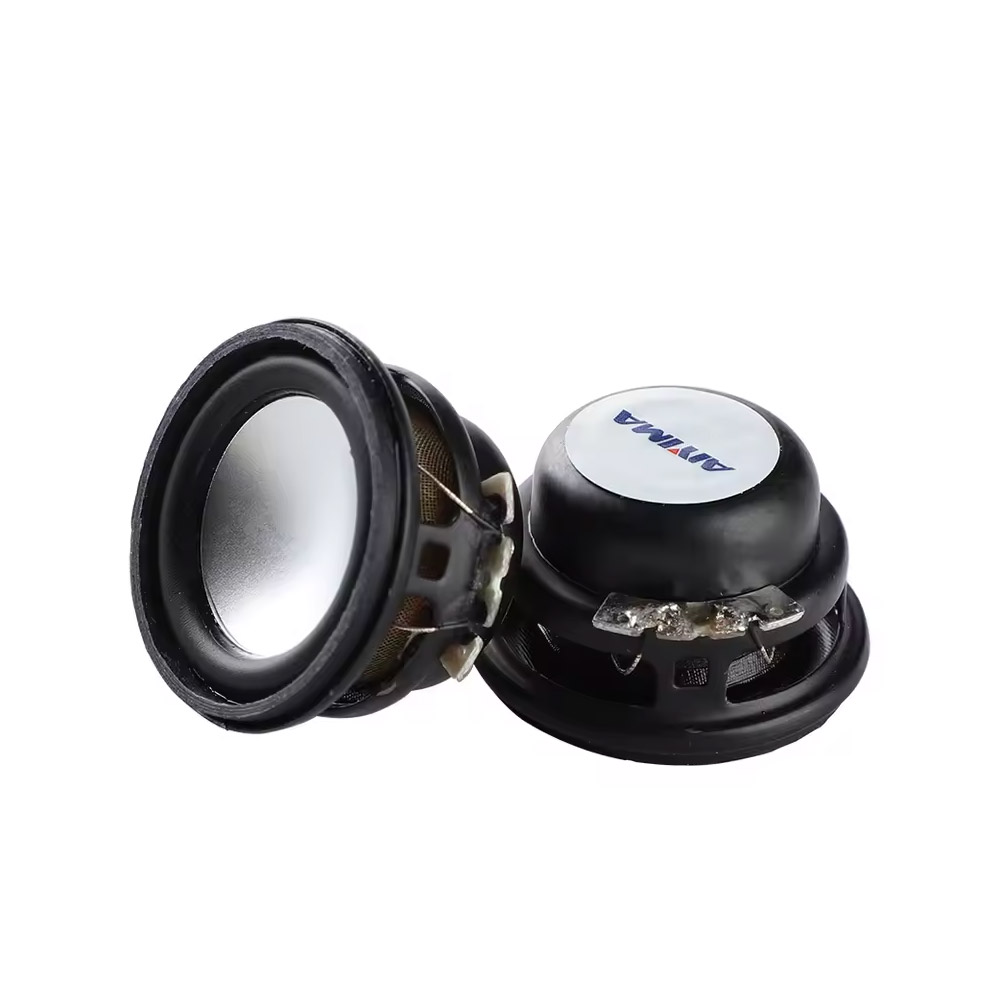 AIYIMA 2x haut-parleurs miniatures 27 mm 4 Ohm 3W kit audio compact