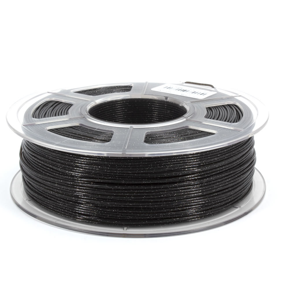 yourDroid PLA Filament pailleté Noir 1.75mm 1kg – Image 3