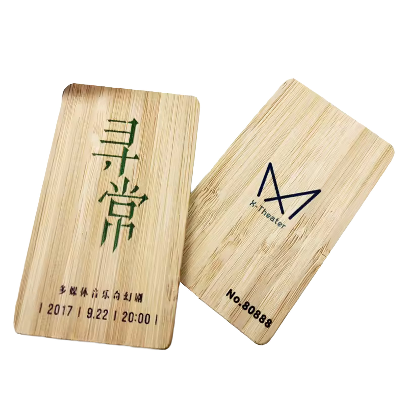 50x cartes de visite en bambou vierges 2 mm – cartes en bois vierges pour gravure et DIY – Image 4