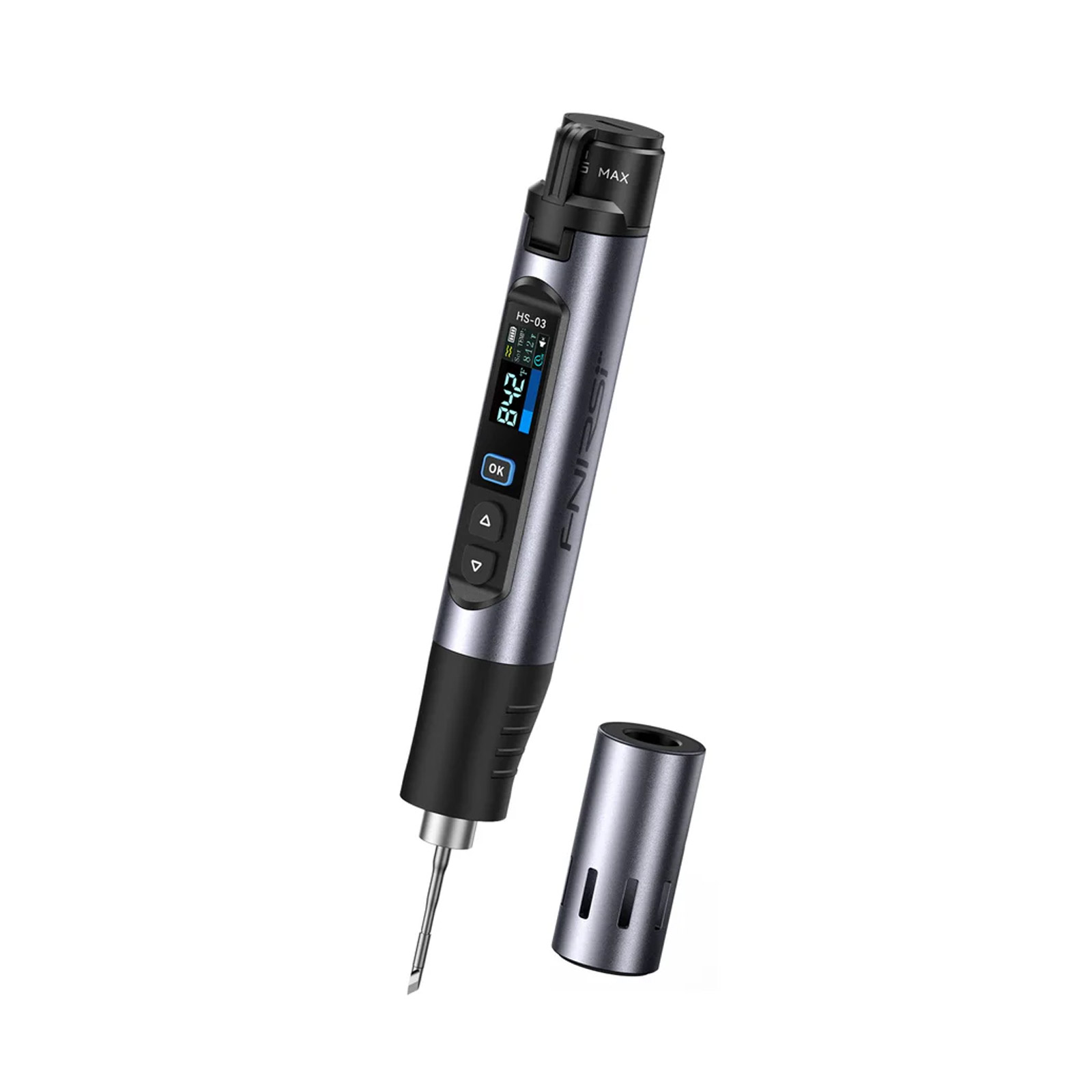 FNIRSI HS-03 Fer à souder sans fil 2600mAh USB-C chauffage rapide