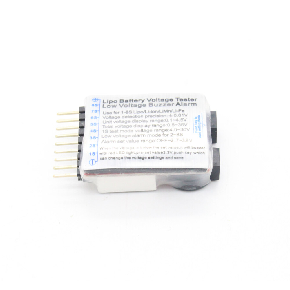 Testeur de tension pour batterie Lipo + alarme sonore - basse tension – Image 2