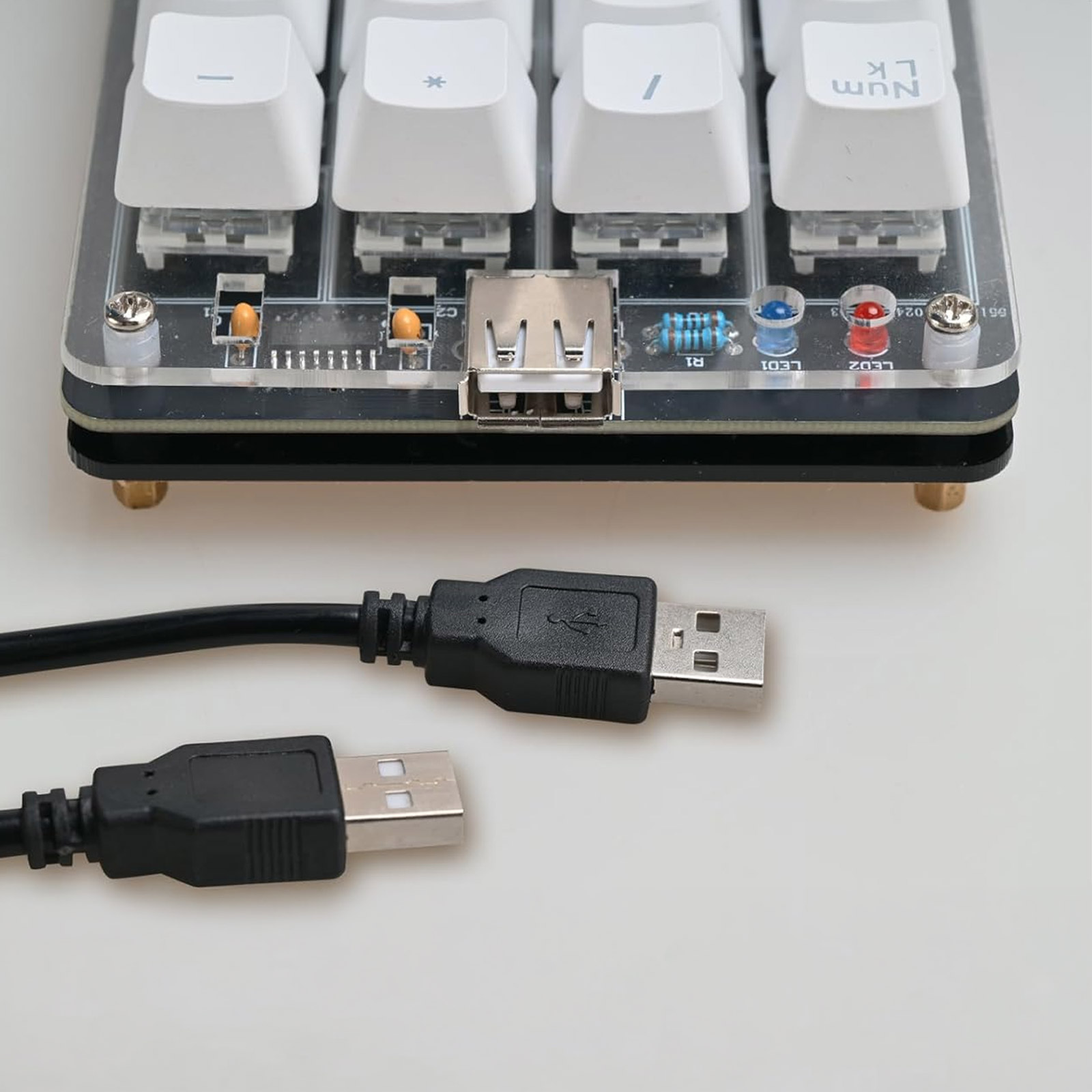 Kit DIY pavé numérique USB avec 17 touches mécaniques – Image 4