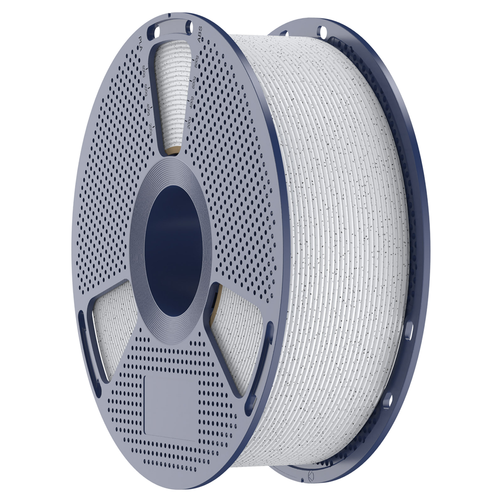yourDroid HS-PLA Filament Marbre classique Blanc 1,75 mm 1 kg – Image 2