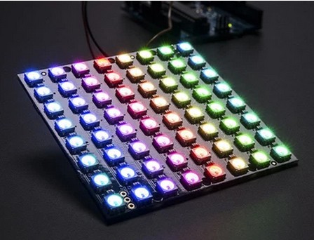 Panneau LED RGB 64 bits WS2812 5V similaire à Neopixel – Image 2