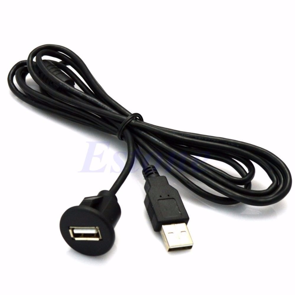 USB 2.0 connecteur mâle type A vers prise femelle type A pour montage en panneau 100 cm – Image 4
