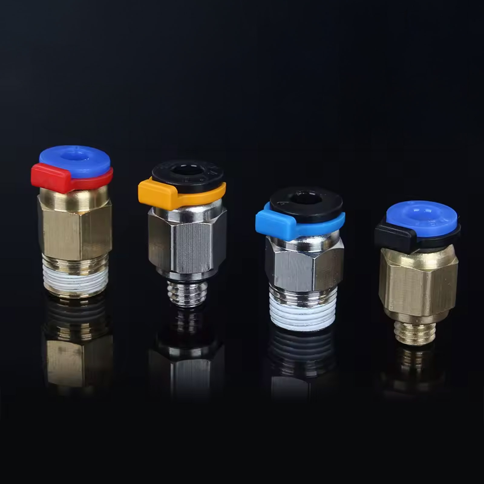 10x clip de connecteur PTFE bleu – Image 3