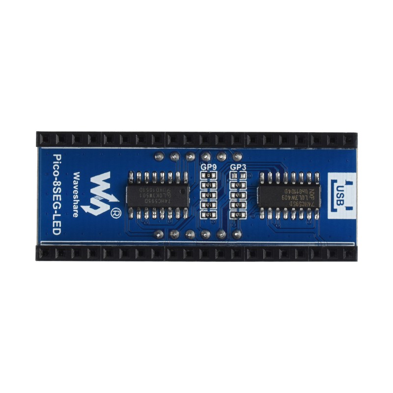 Module d'affichage 8 segments à 4 chiffres Waveshare avec DS3231 RTC pour Raspberry Pi Pico – Image 2