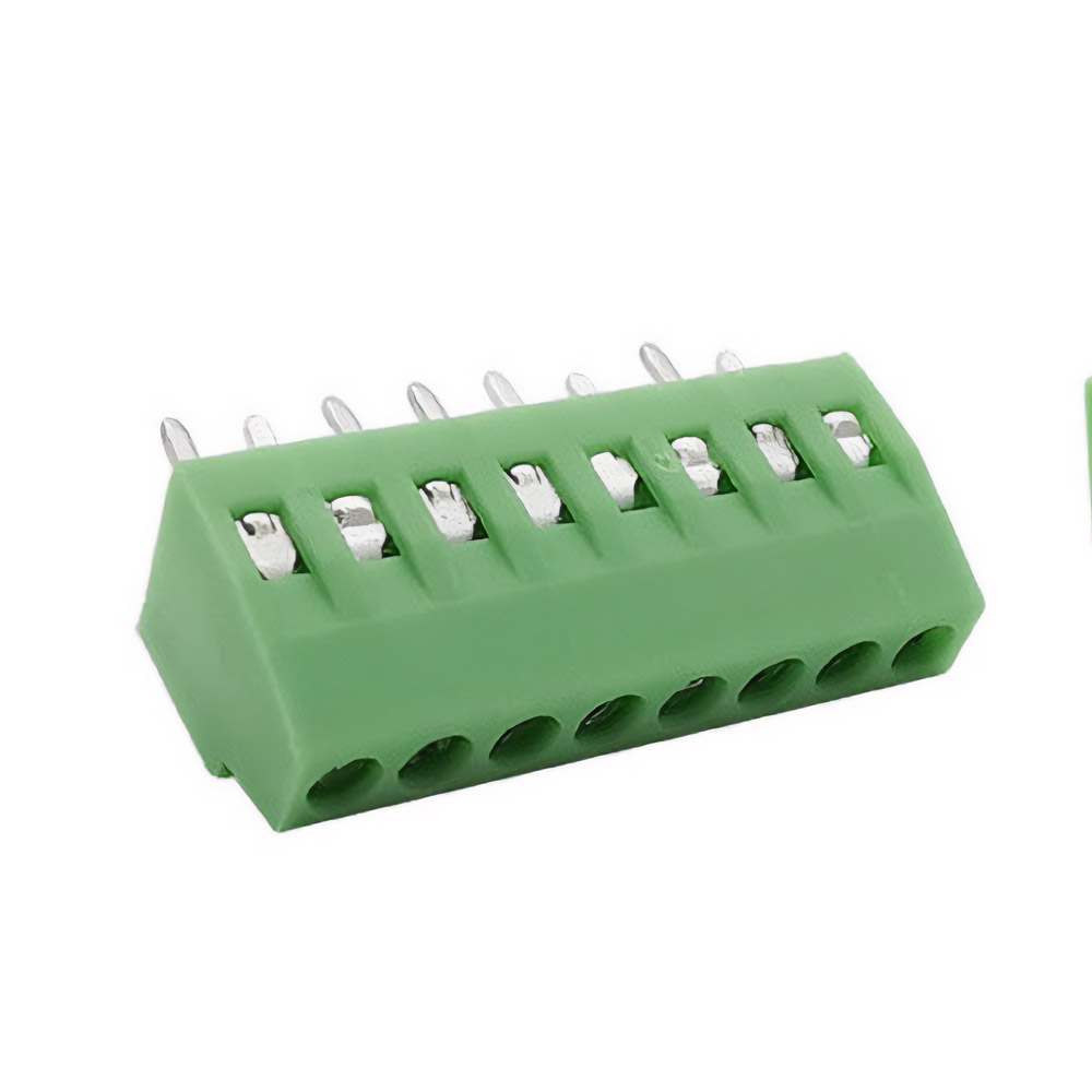 10x Bornes à vis 8 broches 2,54 mm 150V 6A pour câbles 26-18 AWG – Image 4