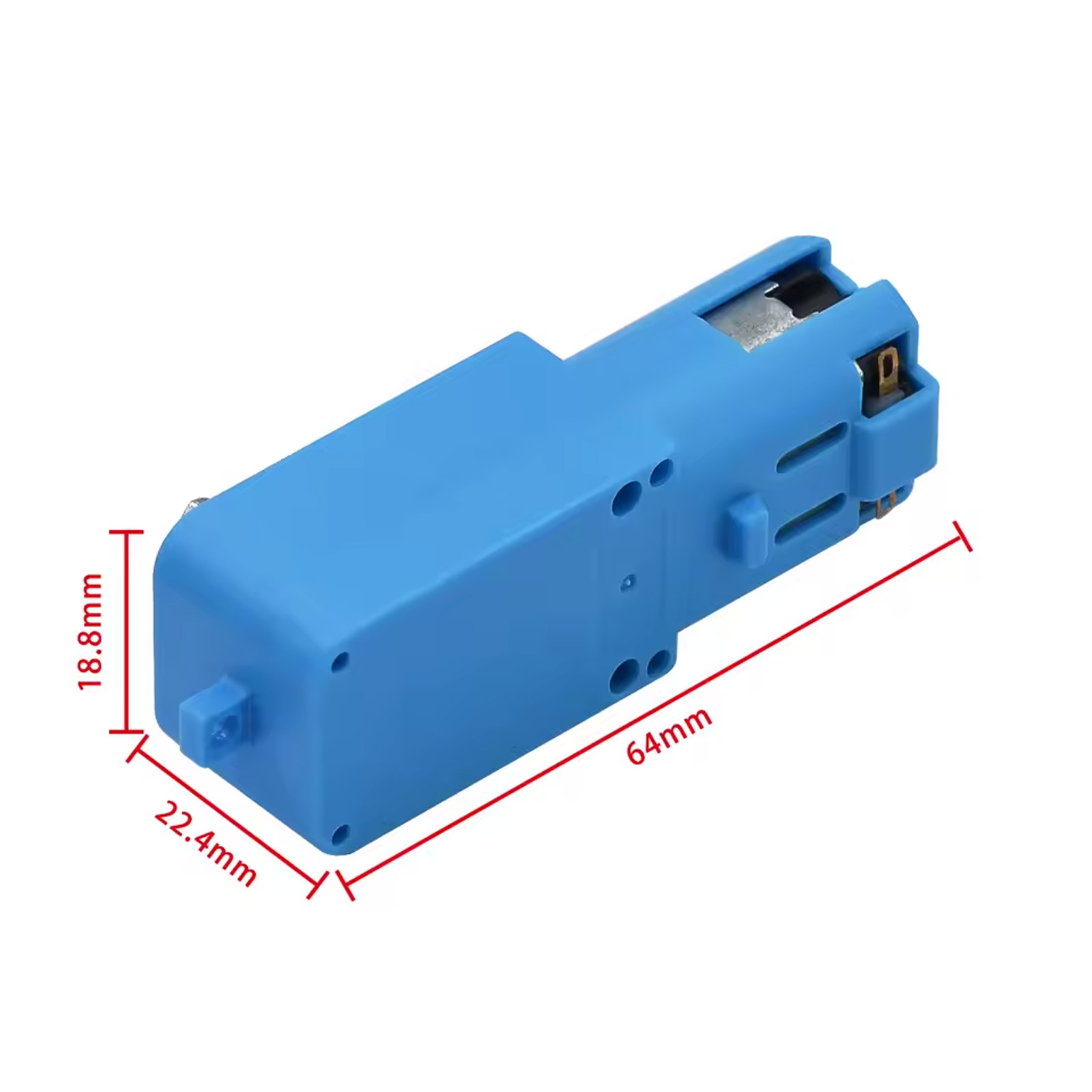 Moteur CC à engrenages 1:90 110 tr/min – 3–36V moteur métallique à arbre simple pour Arduino et robots – Image 3