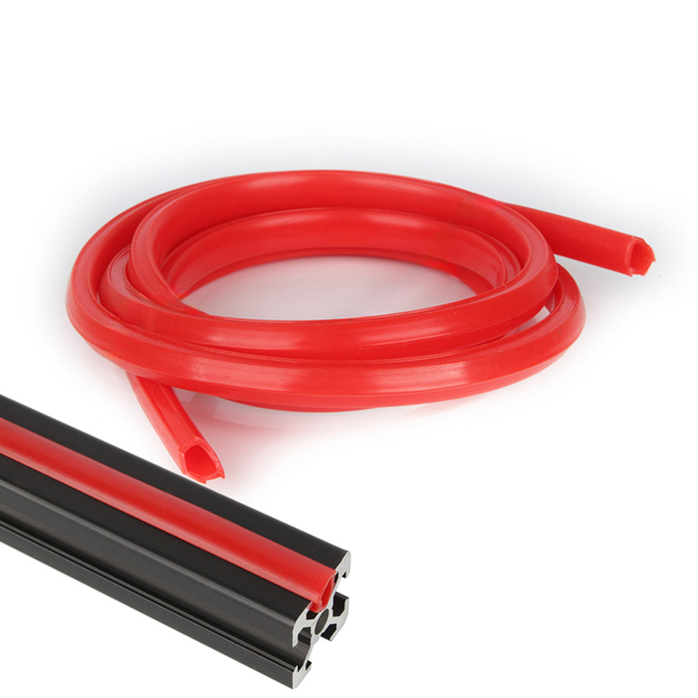 10 mètres de couverture pour profilés aluminium V-Slot 2020 (rouge)
