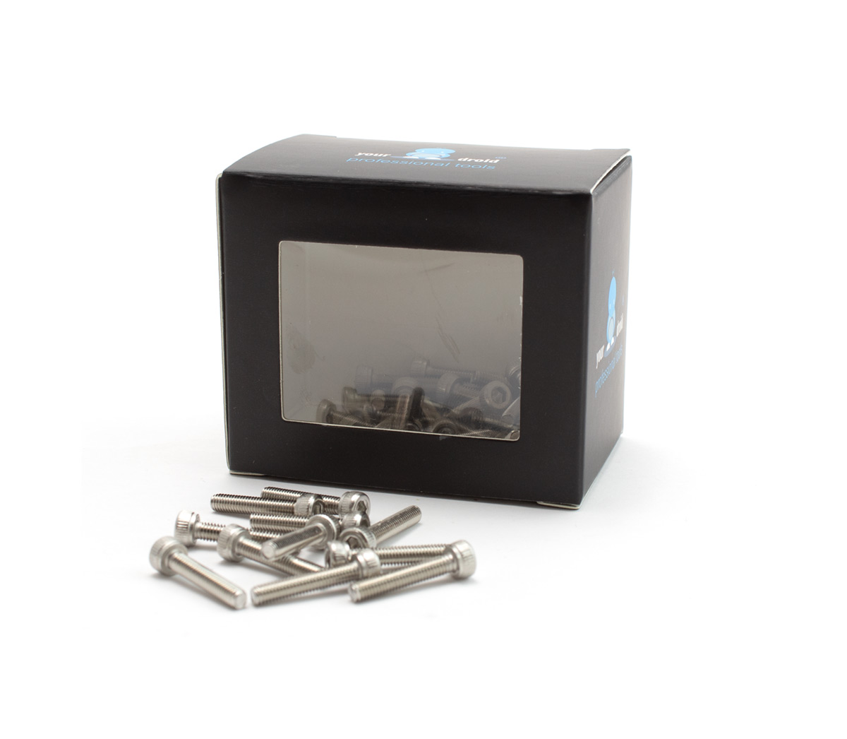 50x vis à tête hexagonale M3x16mm DIN912 acier inoxydable – Image 2