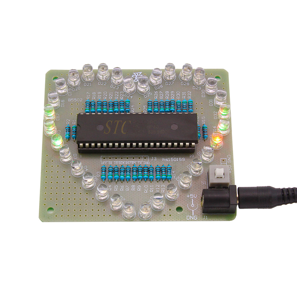 Kit Cœur LED multicolore – Image 3