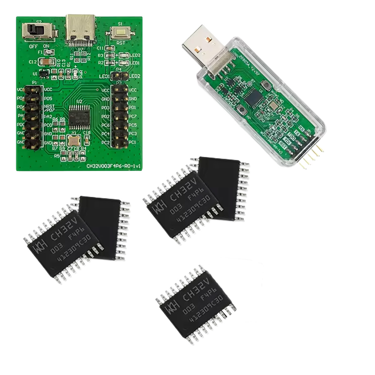 WCH CH32V003F4P6 carte de développement RISC-V kit de développement microcontrôleur 32 bits