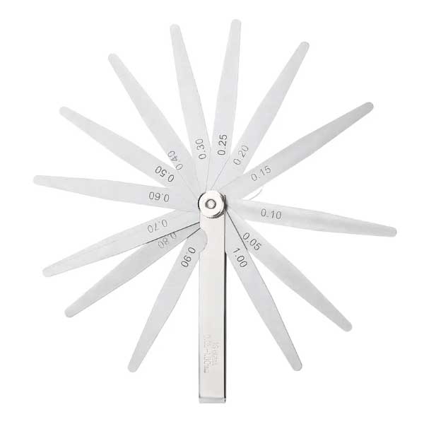 Jauge à lames pliable 0,05 mm-1 mm 13 lames – Image 2
