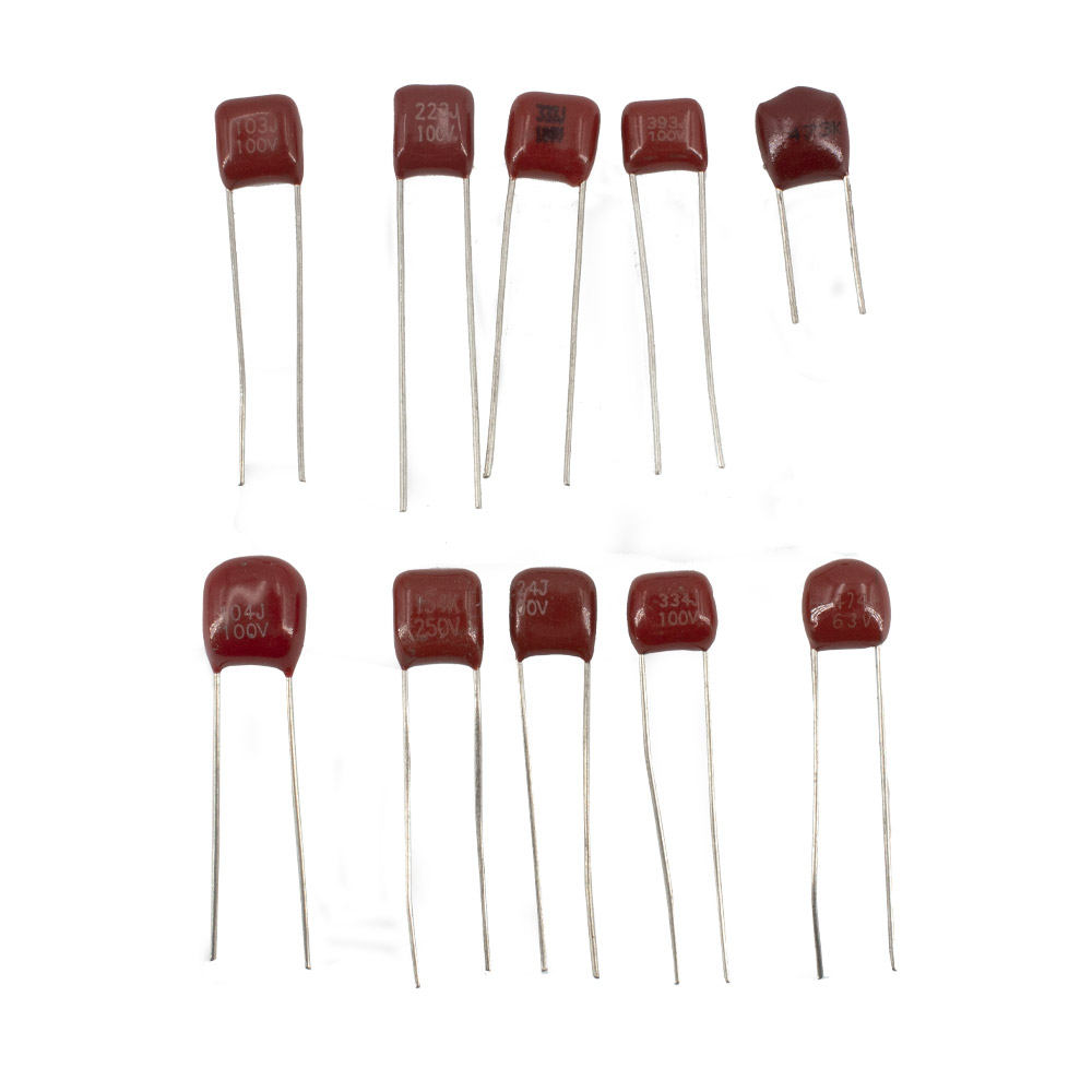 Kit de condensateurs film 100 pièces avec 10 valeurs 10nF~470nF – Image 3