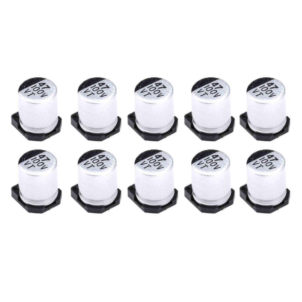 10x condensateur électrolytique CMS 50V 100µF