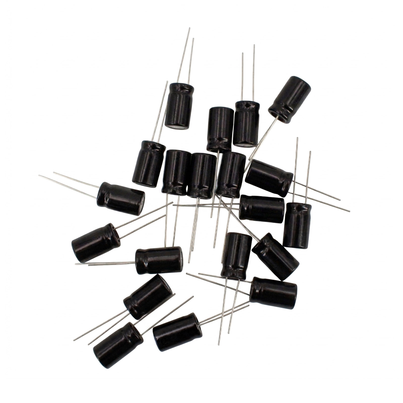 20x condensateur électrolytique 25V 2200µF 13x21mm radial – Image 4
