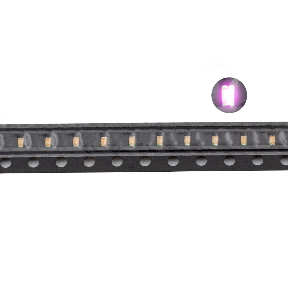 100 LEDs CMS 0603 violettes