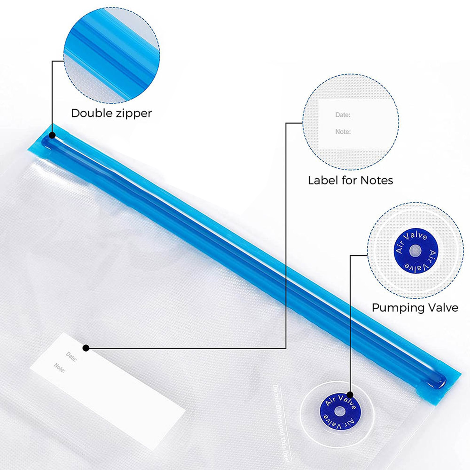 10 sachets pour filament avec pompe à air – Image 12