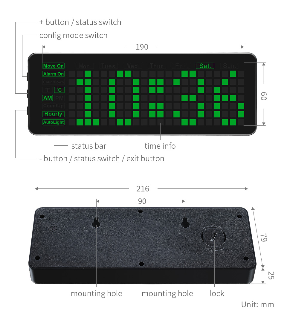 Waveshare Horloge électronique pour Raspberry Pi Pico – Image 12