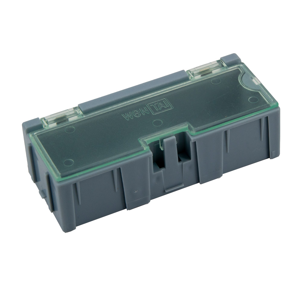 1x Boîte conteneur vide n°2 pour composants CMS - bleu