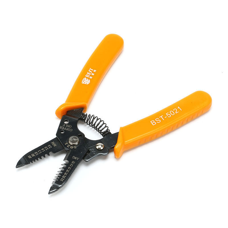 BST-5021 Pince à dénuder pour câbles 0.6-2.6mm² 10-22 AWG – Image 4