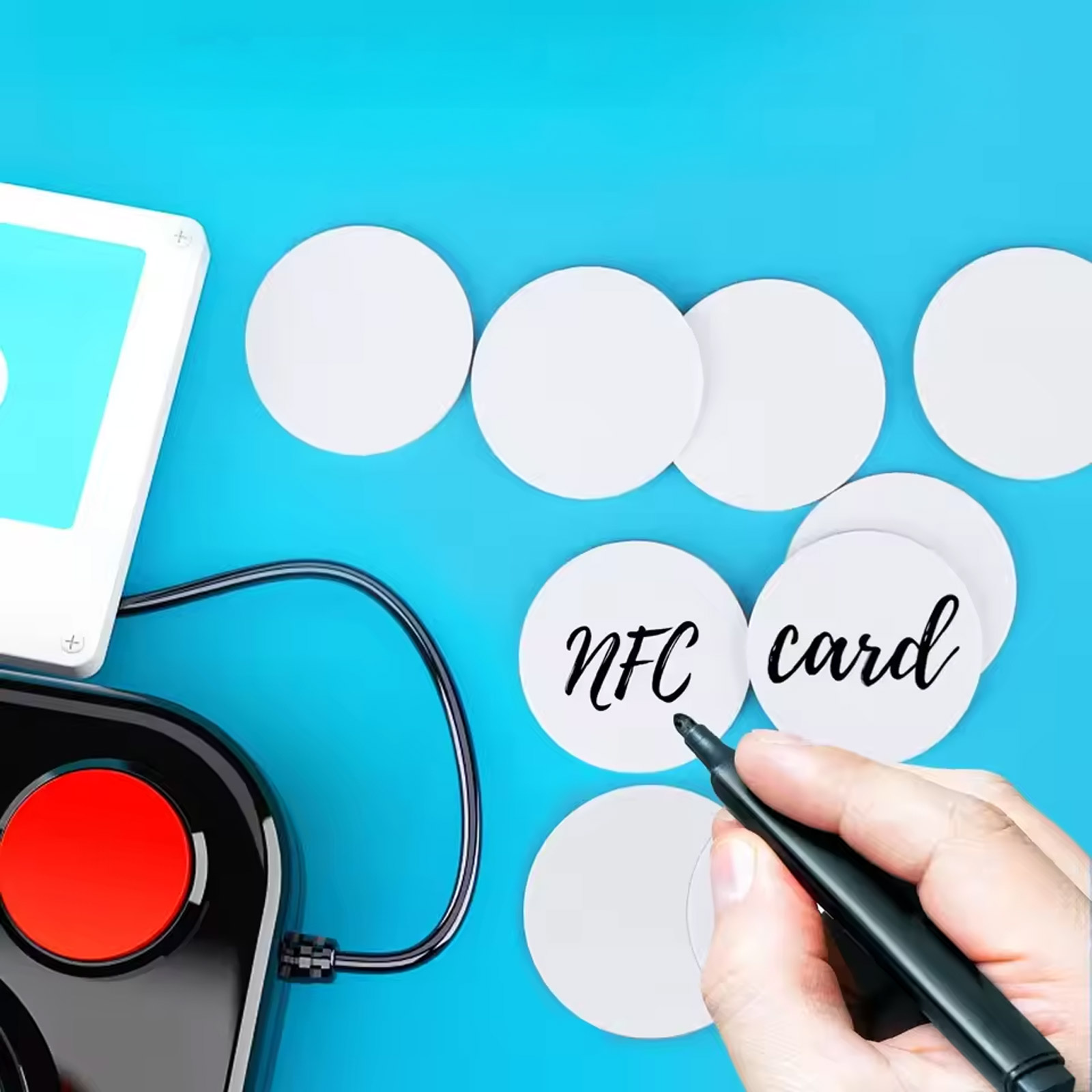 Pièce NFC (20 pièces) NTAG215 - 540 octets, pour iPhone, iOS, Android et Amiibo – Image 3