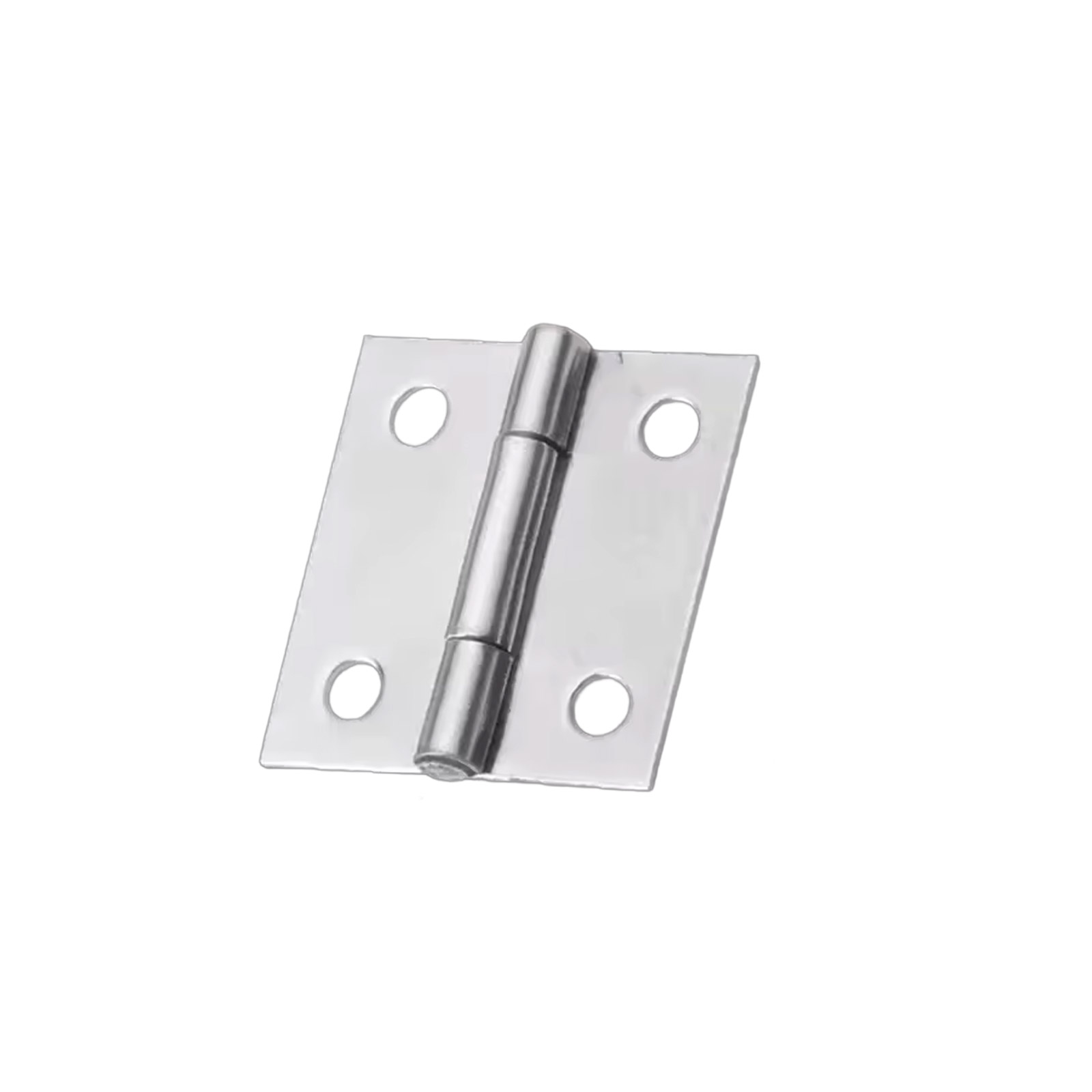 2x charnières de porte en acier inoxydable 1 pouce – mini-charnières pour meubles, armoires et boîtes
