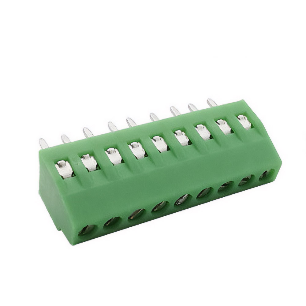 10x Bornes à vis 9 broches 2,54 mm 150V 6A pour câbles 26-18 AWG – Image 5