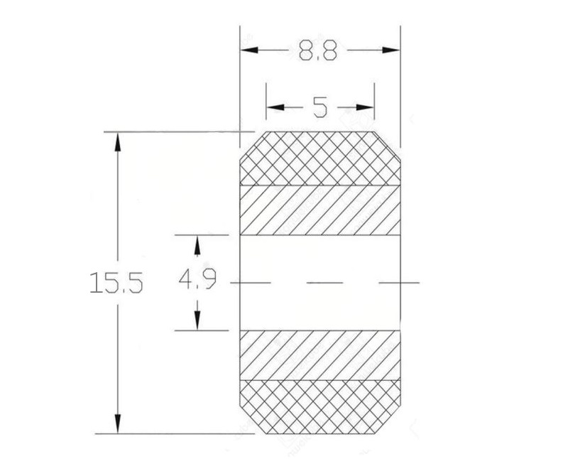 5x Roue de guidage V-Slot avec roulement à billes (petite) – Image 2