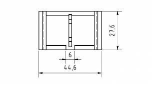 10x capuchons de protection d'équerre 30 I-Typ Nut 6