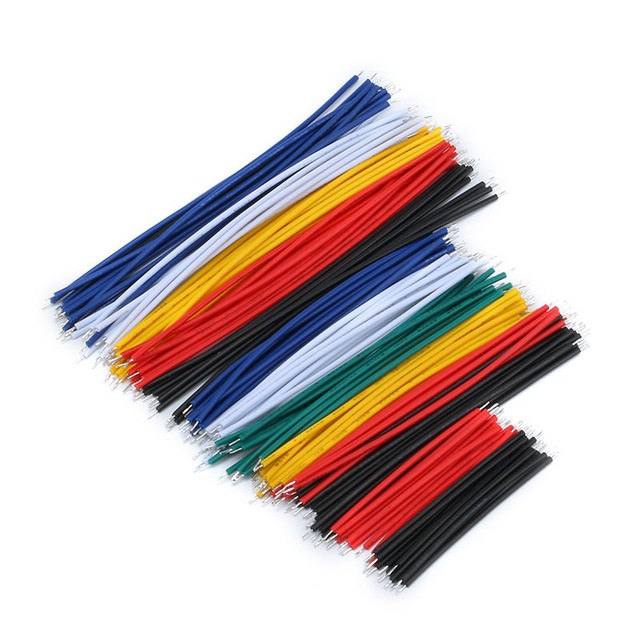 Kit de câbles de connexion avec extrémités étamées 130 pièces